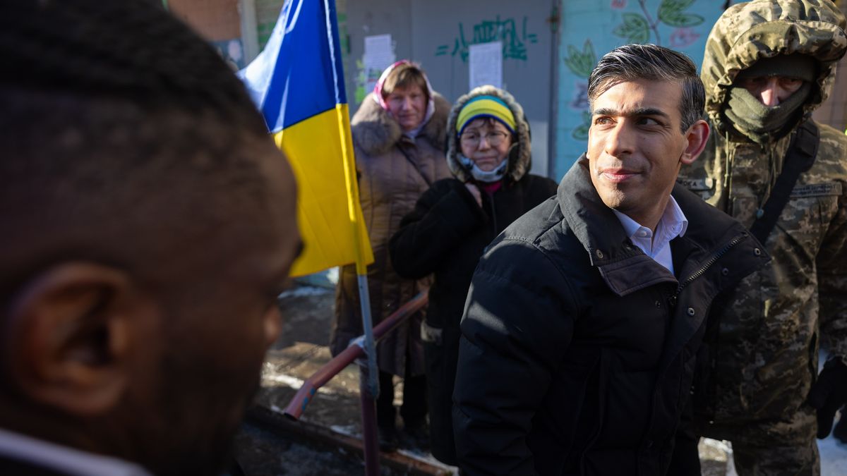 Britský premiér Sunak odcestoval do Kyjeva. Navýší pomoc Ukrajině